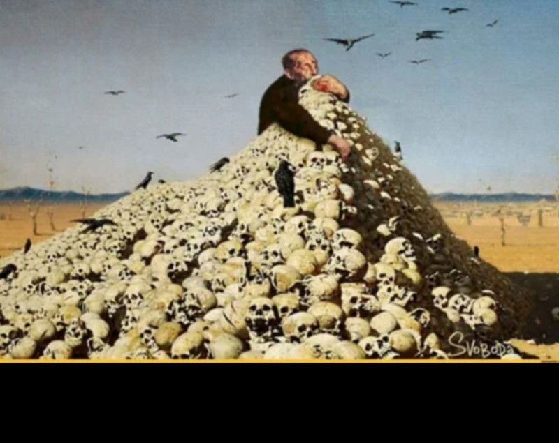 Create meme: in vereshchagin the apotheosis of war, vasily vasilyevich vereshchagin the apotheosis of war, the painting the apotheosis of war