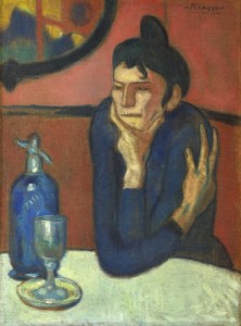 Create meme: famous paintings, paintings by Pablo Picasso, absinthe