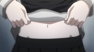 Create meme: Anime belly button