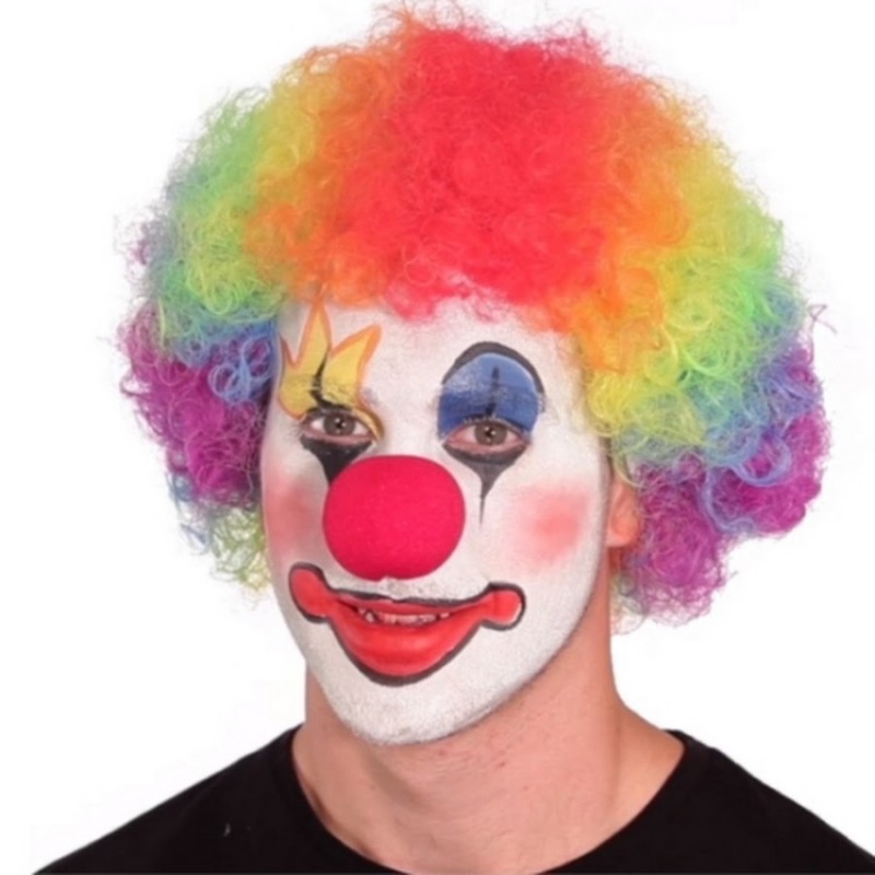 Create meme: clown makeup, bozo the clown, Make-up clown