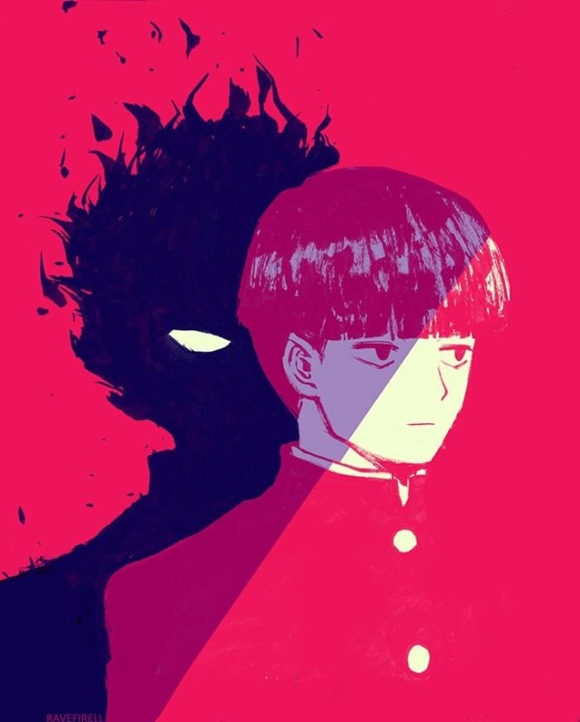 Create meme: mob psycho 100, mob psycho, anime mob psycho 100