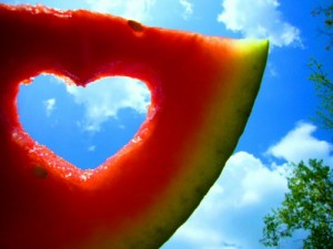 Create meme: i love summer, watermelon, romance love