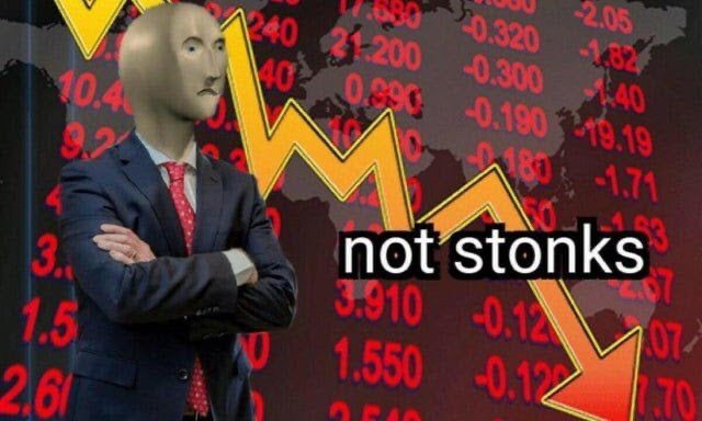 Create meme: not stonks, not stones in high quality, the stonks meme