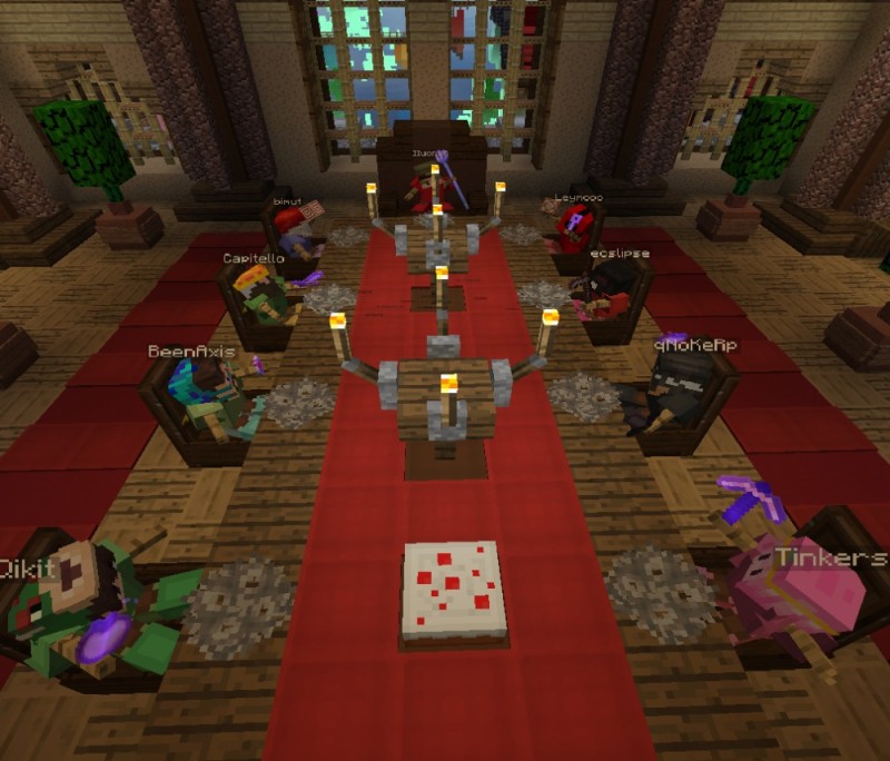 Create meme: Minecraft vampire altar, The throne room of Minecraft 1.6.1, minecraft mod