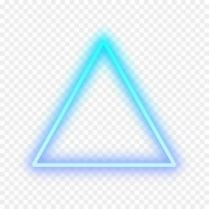 Создать мем: neon triangle, треугольник рамка неон, неоновый треугольник