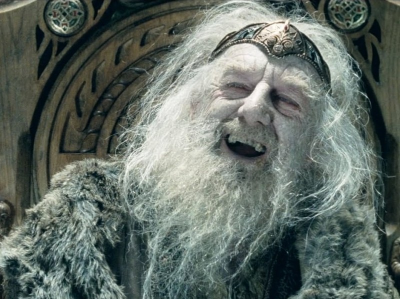 Create meme: you have no authority here , king théoden of Rohan, théoden the Lord of the rings