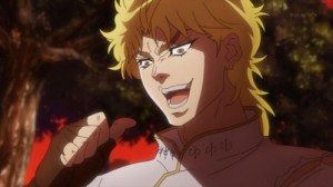 Create meme: Kono dio da, jojo dio Brando, Jo Jo dio Brando