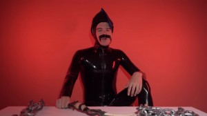 Create meme: latex, latex suit, latex