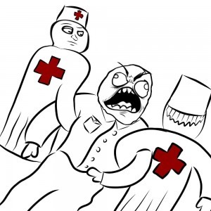 Create meme: meme nurse, Durka meme, the doctor from the memes about the durka