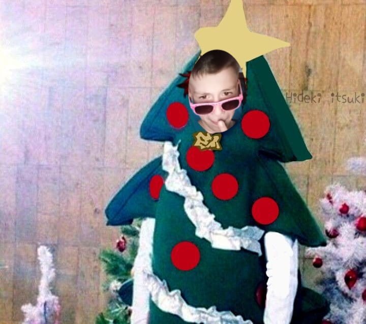 Create meme: costume Christmas tree, Christmas tree costume for a boy, Christmas tree costume