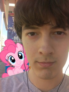 Create meme: boy, pinkie pie pony, pinkie pie