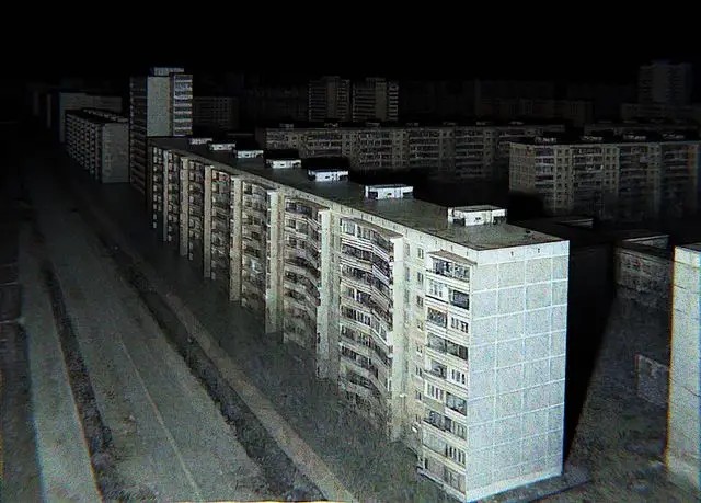 Create meme: pripyat 3d, residential house , abandoned places