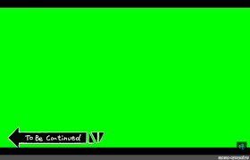 Create meme: to be continued on a green background, green background chroma key, green chromakey