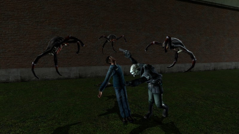 Create meme: zombie half life, poisonous headcrab half-life 2, half life game