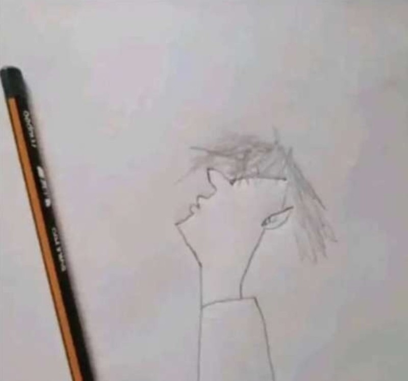 Create meme: figure , simple pencil drawings, pencil drawings 