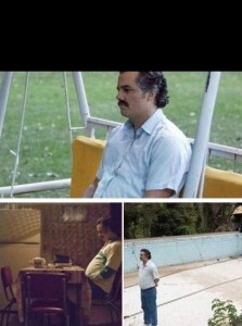 Создать мем: waiting escobar meme, мем эскобар ждет, Пабло Эскобар