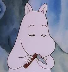 Create meme: when someone, Hippo with a knife, Poke