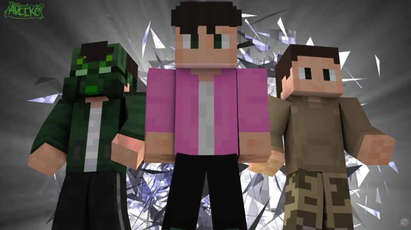 Create meme: cavegame, brother in minecraft, minecraft han kanal skin