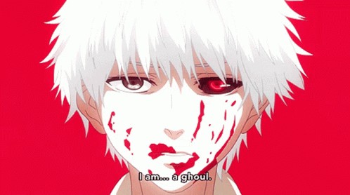 Create meme: kaneki ken , kaneki grandfather inside, the Kaneko 