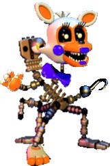 Create meme: toy foxy, nightmare mangle, fnaf world