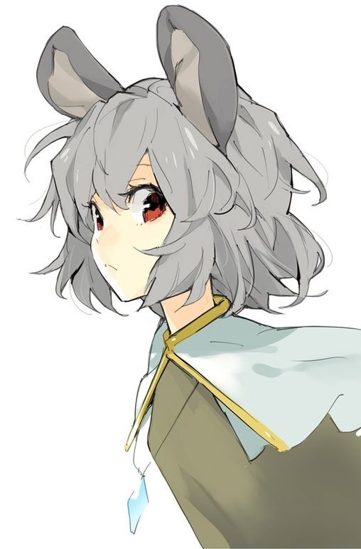 Create meme: anime art, anime nazrin toho, nazrin