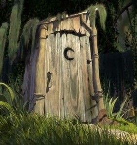 Create meme: Shrek door, Shrek the toilet on the lock screen, Shrek toilet