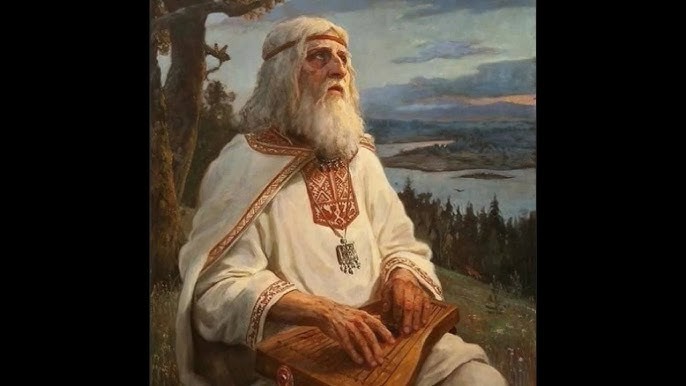 Create meme: vedas of russia, the great guslar, painting by andrey shishkin