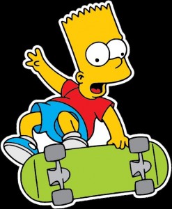 Create meme: stickers Bart Simpson, Bart Simpson