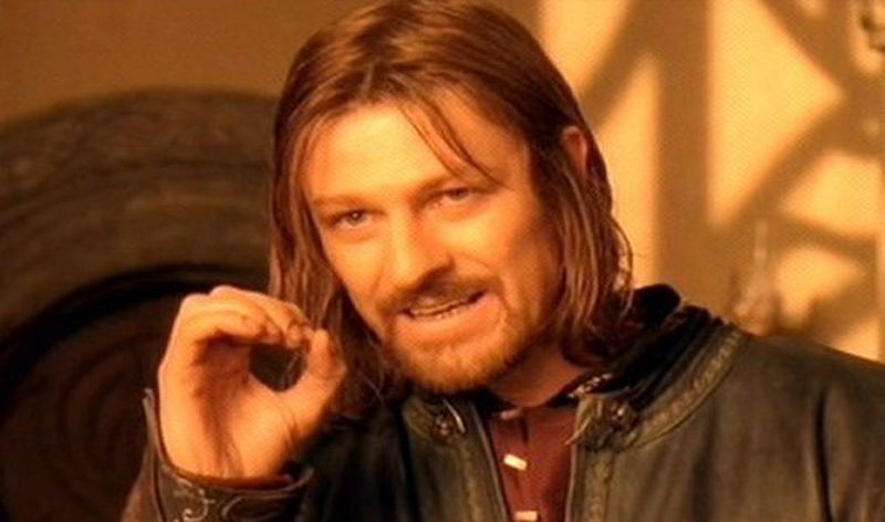 Create meme: Memes from the Lord of the Rings, Boromir , meme Lord of the rings Boromir