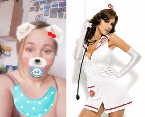 Create meme: nurse, nurse costume
