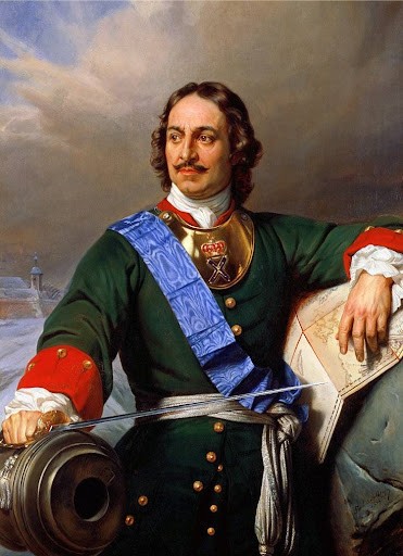 Create meme: Peter I, Peter the great, portrait of Peter 1
