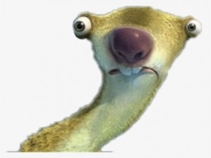 Create meme: sloth from ice age, sid ice age, sid the sloth