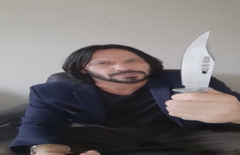 Create meme: massacre meme, The Keanu Reeves massacre, Keanu Reeves meme