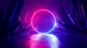 Create meme: neon background 4k, neon circle Wallpaper, neon lighting