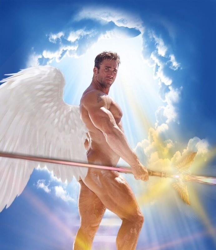 Create meme: Billy Herrington, Billy Herrington angel, Billy Herrington god