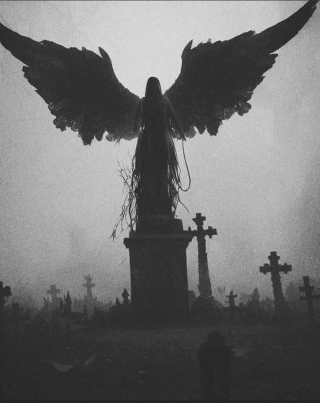 Create meme: aesthetics of the cemetery, gloomy paradise, dark angel