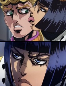 Create meme: jojo golden wind, Bruno Buccellati giorno with anime, jojo's bizarre adventure