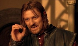 Create meme: take, one does not simply, memes