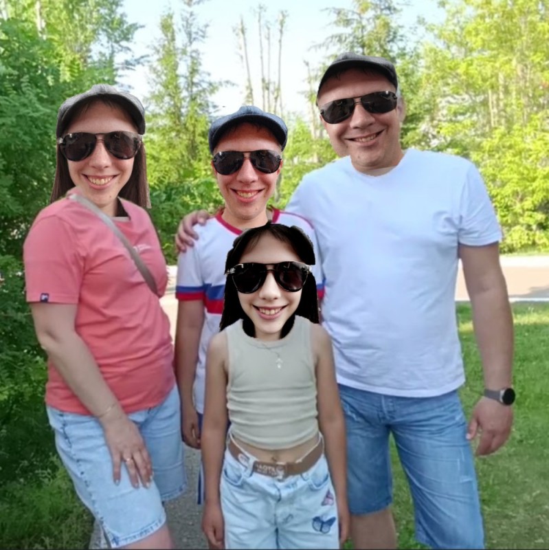 Create meme: male , people , Sergey Kim and his family