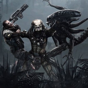 Create meme: alien vs predator