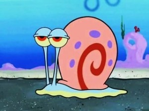 Create meme: snail spongebob Gary, the snail Gary from spongebob, spongebob Gary