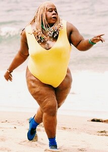 Create meme: thick, fat women funny pictures, thick in bathing suits