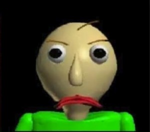 Create meme: Evil Baldi