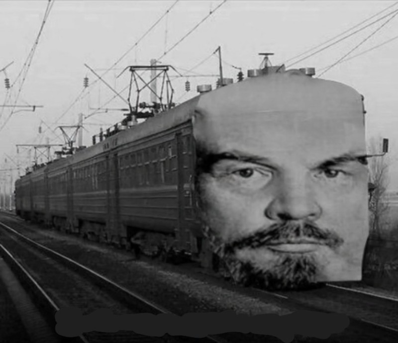 Create meme: Vladimir Ilyich Lenin , lenin leonardo dicaprio, the victory train 