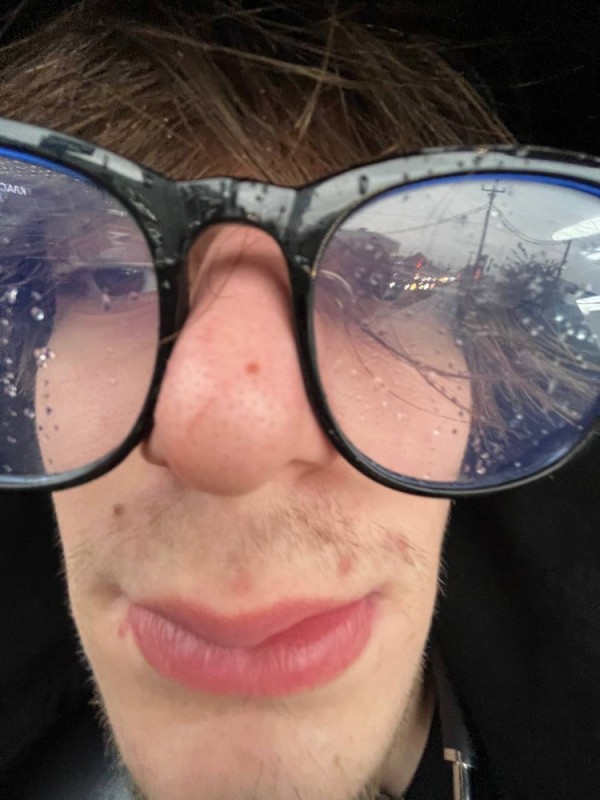 Create meme: The glasses are fogged up, people, male 