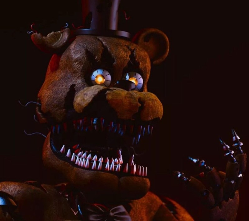 Создать мем: кошмарный фредди, часть 2, five nights at freddy's 4