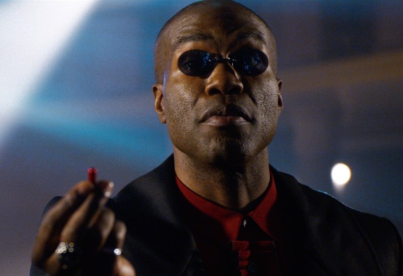 Create meme: The matrix resurrection Morpheus, matrix resurrection, Lawrence fishbourne Morpheus