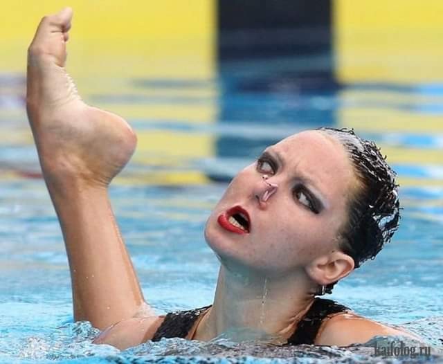 Create meme: synchronized swimming , funny moments , Ekaterina synchronized swimming