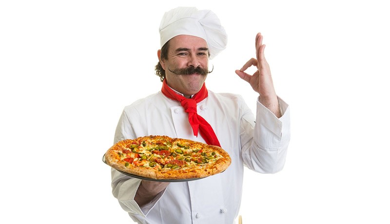 Flashing Pizza Man