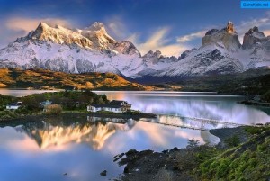 Create meme: patagonia, landscape, Torres del Paine